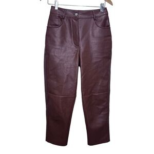 Aritzia Wilfred Brown Oracle Pant Button Fly Size 2